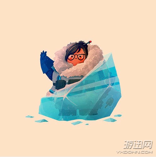 《守望先锋》颇具个性角色同人图欣赏 闪光十分呆萌