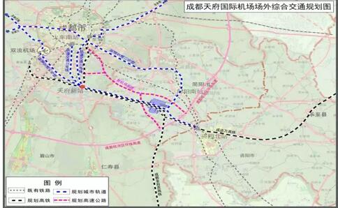 成都天府国际机场高速控制性工程 有望8月开工