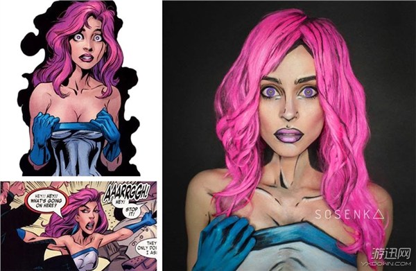 超惊悚的恐怖怪物Cos 这是个颜值超高的妹子你敢信?