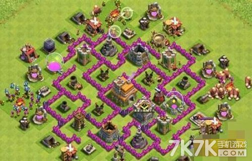 部落冲突7本防龙阵