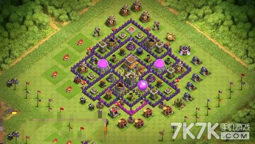 部落冲突8本初期阵型